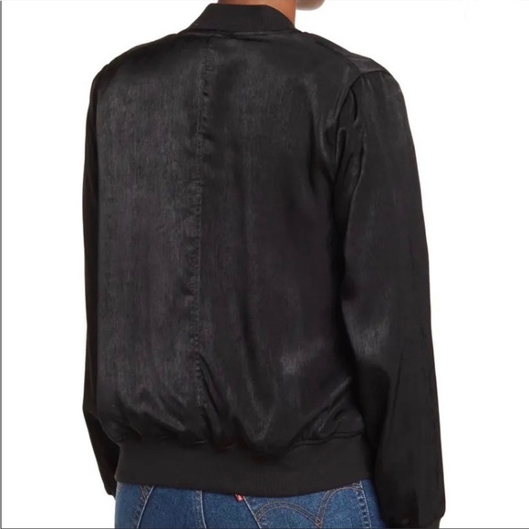 Melrose and Market Satin Bomber Jacket - Picture 3 of 7